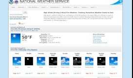 
							         Oroville Weather - National Weather Service								  
							    
