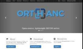 
							         Orthanc - DICOM Server								  
							    
