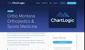 
							         Ortho Montana Orthopedics & Sports Medicine | ChartLogic								  
							    