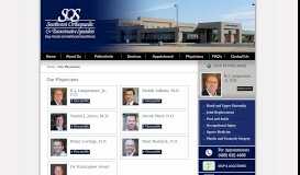 
							         Orthopaedic Specialists Oklahoma City | SOS Oklahoma City								  
							    