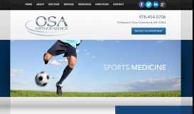 
							         Orthopaedic Surgery | Sports Medicine Chelmsford MA								  
							    