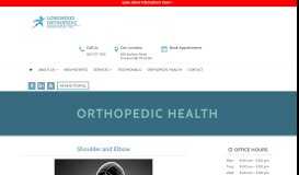 
							         Orthopedic Health - Longwood Orthopedic Associates								  
							    