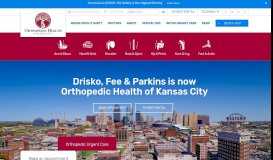 
							         Orthopedic Health of Kansas City formerly Drisko, Fee & Parkins ( DFP )								  
							    