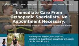 
							         Orthopedic Institute of Sioux Falls: Home								  
							    