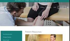 
							         Orthopedic Patient Resources | Dr. Geoffrey Van Thiel								  
							    