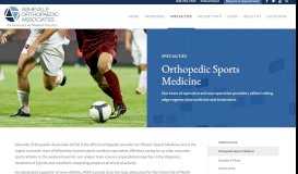 
							         Orthopedic Sports Medicine | Asheville, North Carolina								  
							    
