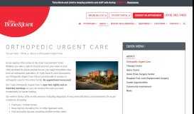 
							         Orthopedic Urgent Care - Tulsa Bone & Joint Associates								  
							    
