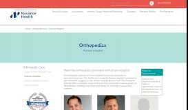 
							         Orthopedics | Hip, Knee and Joint Replacement at Putnam Hospital ...								  
							    