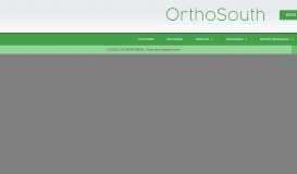 
							         OrthoSouth: Orthopedic Excellence in the Mid-South								  
							    