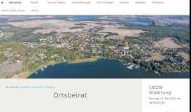 
							         Ortsbeirat - Willkommen im Töplitz Portal								  
							    