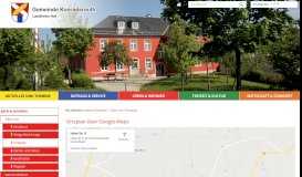 
							         Ortsplan über Google Maps - Gemeinde Konradsreuth								  
							    