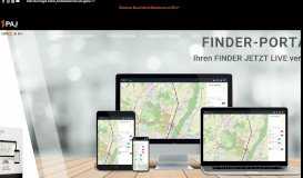 
							         Ortungsportal und FINDER-Portal - PAJ GPS								  
							    