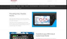 
							         OSA - Document Business Solutions - Sharp Corporation								  
							    