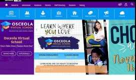 
							         Osceola Virtual School: Home								  
							    