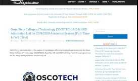 
							         OSCOTECH Esa-Oke Admission List 2018/19 | ND & HND ...								  
							    