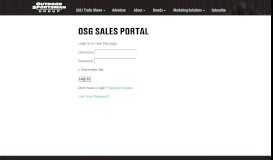 
							         OSG Sales Portal - Outdoor Sportsman Group								  
							    