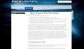 
							         OSG-User-Guide - XSEDE User Portal								  
							    