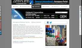 
							         Oshkosh Corporation (OSK) | Company Information & Data - FI AeroWeb								  
							    