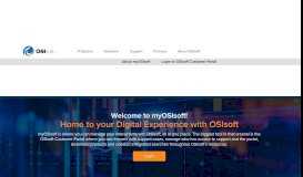 
							         OSIsoft Customer Portal								  
							    