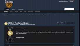 
							         [OSRS] The Portal Nexus - Old School RuneScape News - Forum.Tip.It								  
							    