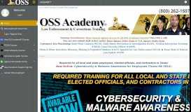 
							         OSS Academy® | Online Law Enforcement, Corrections ...								  
							    