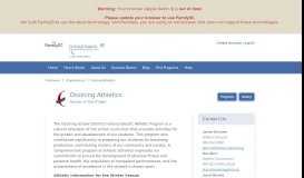 
							         Ossining Athletics - FamilyID								  
							    