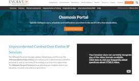 
							         OSSmosis Portal - Evolve IP								  
							    