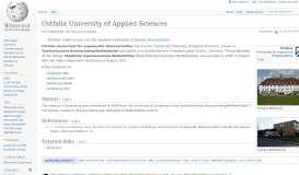 
							         Ostfalia University of Applied Sciences - Wikipedia								  
							    
