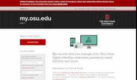 
							         OSU Identity Management Landing Page - My OSU - The Ohio State ...								  
							    