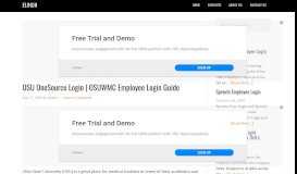 
							         OSU OneSource Login | OSUWMC Employee Login Guide								  
							    