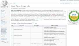 
							         Osun State University - Wikipedia								  
							    
