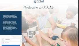 
							         OTCAS | Applicant Login Page								  
							    
