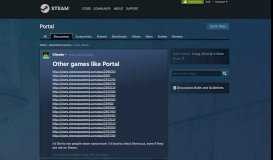 
							         Other games like Portal :: Portal General Discussions								  
							    