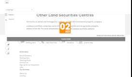 
							         Other Land Securities Centres | O2 Centre								  
							    