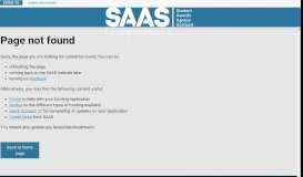 
							         Other links - SAAS General Information								  
							    