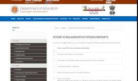 
							         Other Scholarships/Stipends/Reports - Education Department ...								  
							    