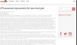 
							         OTS announces improvements for new school year - IIT Tech News								  
							    