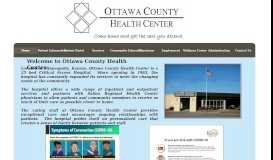 
							         Ottawa County Health Center Home								  
							    
