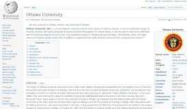 
							         Ottawa University - Wikipedia								  
							    