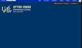 
							         Otter Creek Elementary / Homepage - School District U-46								  
							    