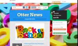 
							         Otter News | Smore Newsletters for Education								  
							    