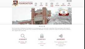 
							         OU Foundation | Home								  
							    
