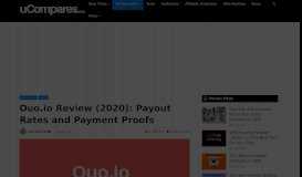 
							         Ouo.io Review (2020): Payout Rates and Payment Proofs								  
							    
