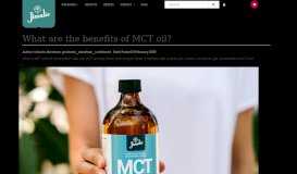 
							         Our Blog What are the benefits of MCT oil? - Jimalie								  
							    