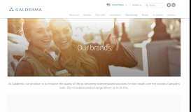 
							         Our brands | Galderma US								  
							    