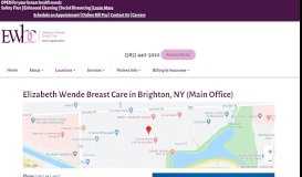 
							         Our Brighton Office | Elizabeth Wende Breast Care - Rochester, NY								  
							    