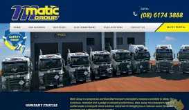
							         Our Business - Matic Group | Specialised Transport, Logistics ...								  
							    