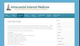 
							         Our Care - Intracoastal Internal Medicine								  
							    