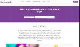 
							         Our Classes | Kindermusik								  
							    