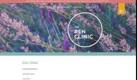 
							         Our Clinic | The Ren Clinic								  
							    